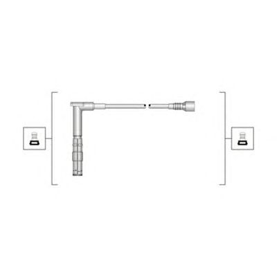 MAGNETI MARELLI 941319170100 -  Комплект проводов зажигания